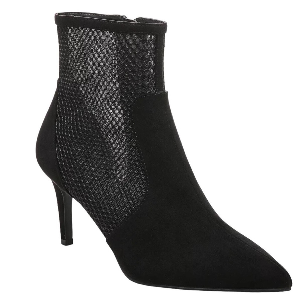 Alfani Women's Jamari Mesh Stiletto Booties Black *